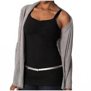 NEW GLAMOURMOM nursing tank top in black